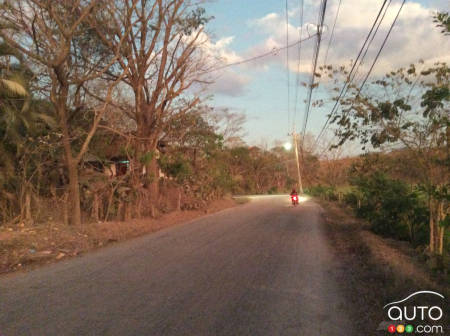 La route au Costa Rica